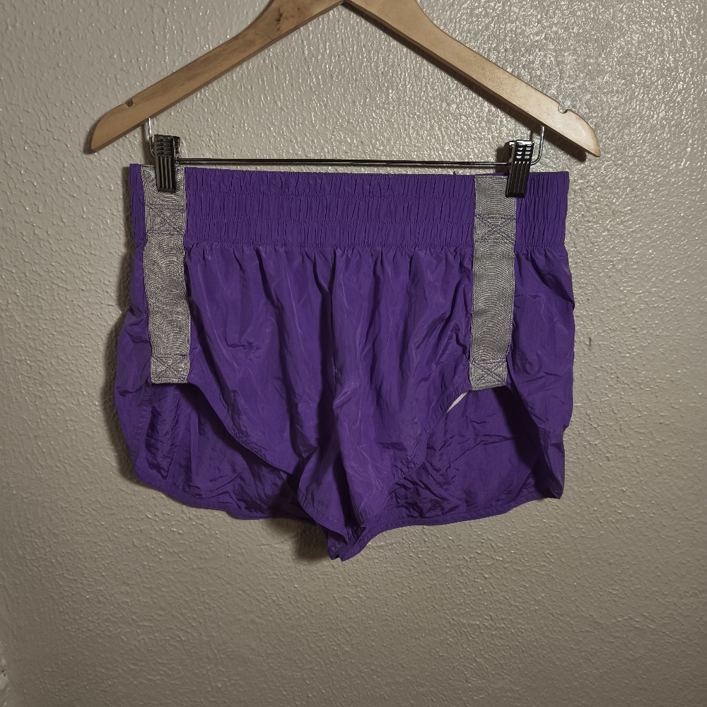 Free People Movement Trail Angel Athletic Hiking Shorts sz M Super Berry Combo